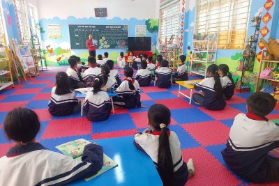 HƯỞNG ỨNG NGÀY HỘI ĐỌC SÁCH NĂM HỌC 2024-2025- TIẾT ĐỌC THƯ VIỆN LỚP 5B TH LIÊM CHUNG